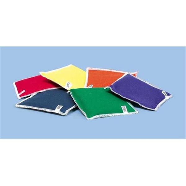 Everrich Industries Everrich EVC-0027 4 x 4 Inch Square Beanbags - Set of 6 Colors EVC-0027 - main